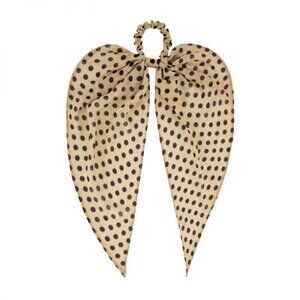 ✨ Atelier des Femmes – Scrunchie Scarf (Polka Dot) ✨